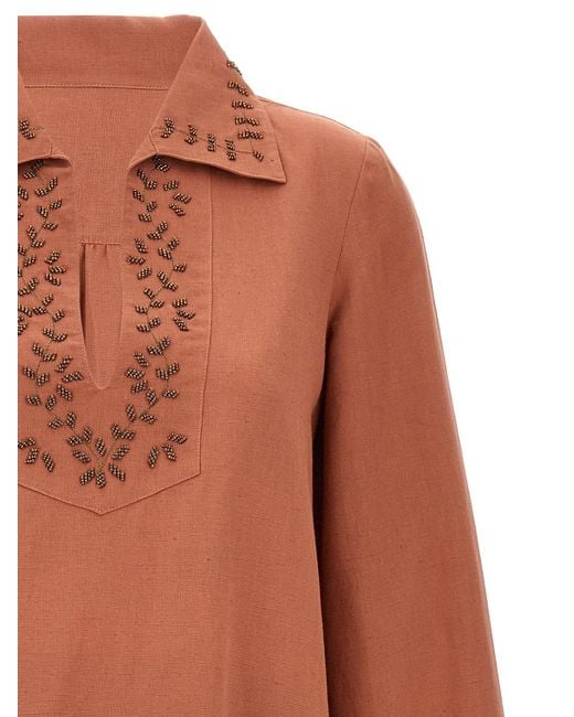 Fortela Brown 'Genevieve' Dress