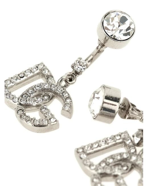 Dolce & Gabbana White Dolce & Gabbana 'Holiday' Earrings