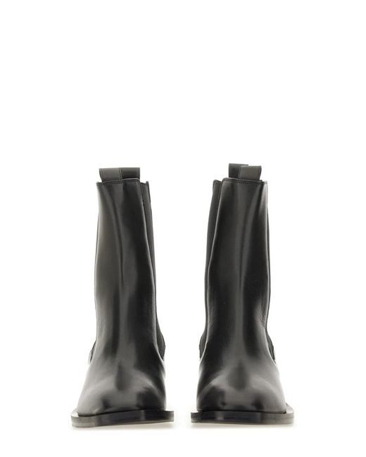 Aeyde Black Leather Boot