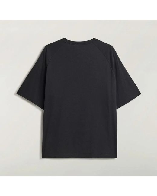 Y-3 Black Boxy Ss Tee for men
