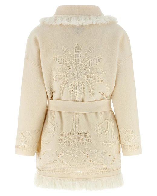 Alanui Natural 'Island's Diary' Cardigan