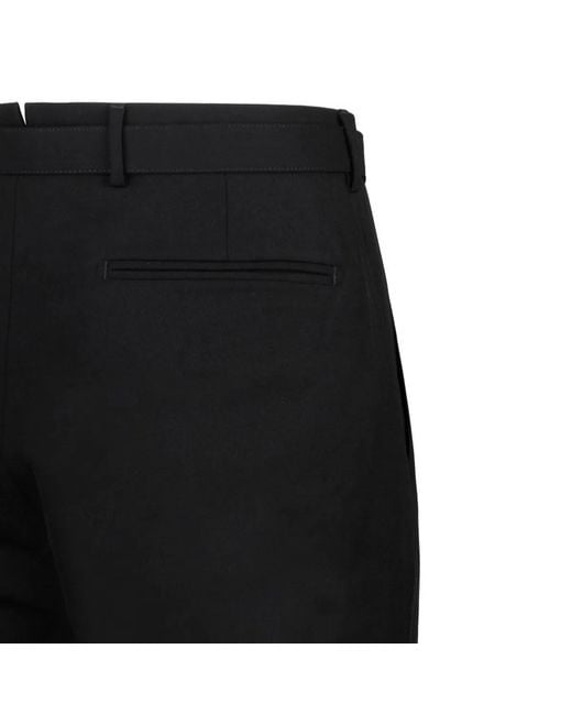 Prada Black Tailored Wool Pants for men