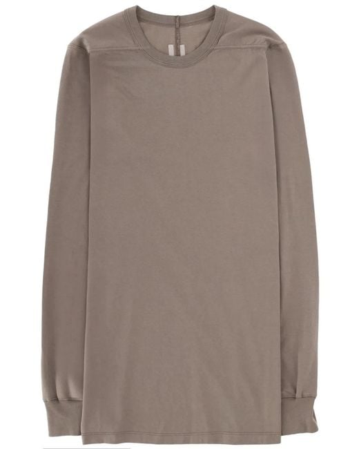 Rick Owens Brown Level Ls T-Shirt for men
