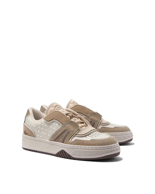 Lacoste White L001 Crafted Sneakers
