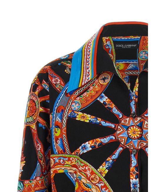 Dolce & Gabbana Blue Dolce & Gabbana 'Hawaii' Shirt
