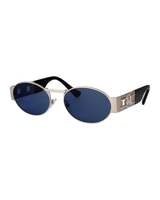 Versace Blue Inox Sunglasses for men