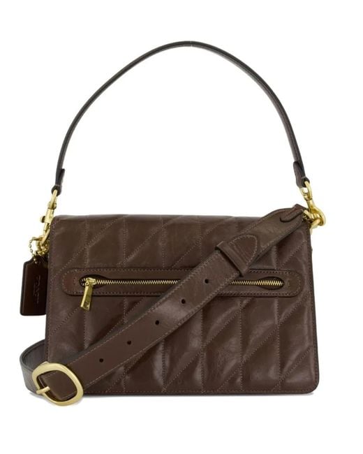 COACH Brown Tabby Shoulder Bag