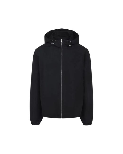 Givenchy Black Technical Fabric Hooded Jacket for men