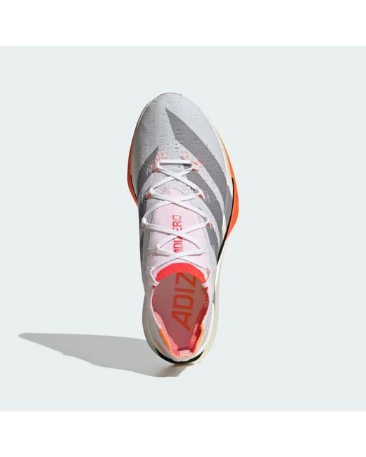 Adidas Originals White Adizero Prime X3 Strung for men
