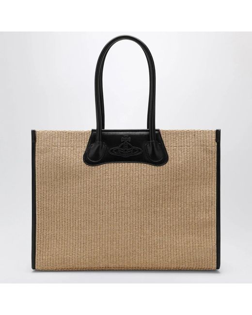 Vivienne Westwood Natural "Troy" Tote Bag
