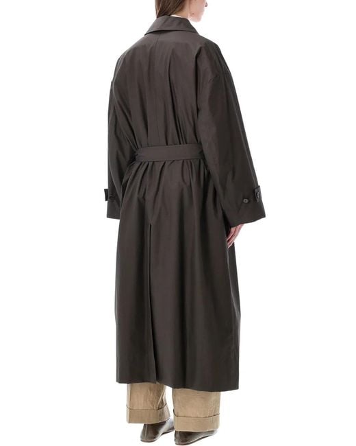 Soeur Black Helio Cotton Poplin Trench