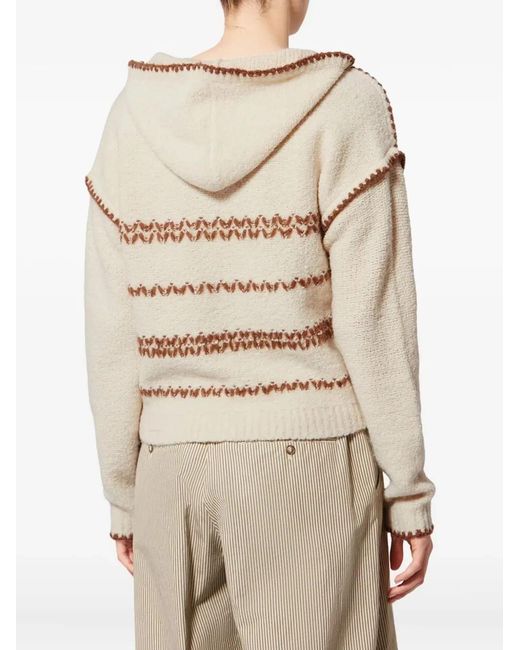 Isabel Marant White Ecru Wool Jersey