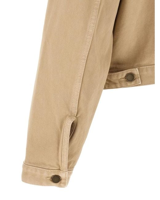 Entire studios Natural 'Shrunken Denim' Jacket for men