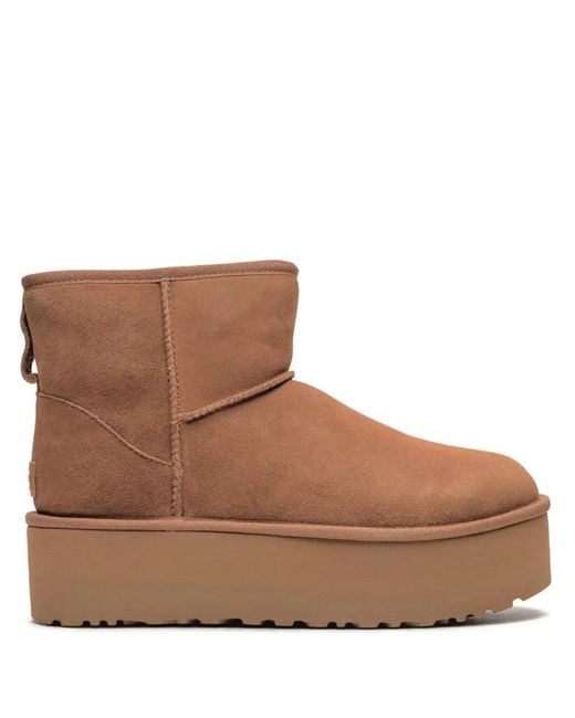 Ugg Brown "Classic Mini Platform"