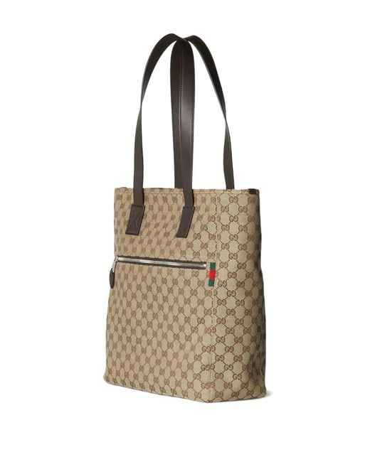Gucci Natural Fabric Shopping Bag Gg Medium for men