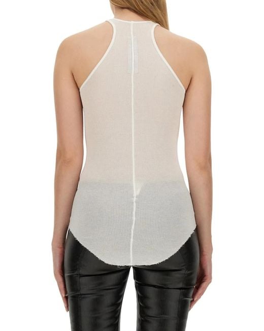 Rick Owens White Tank Top