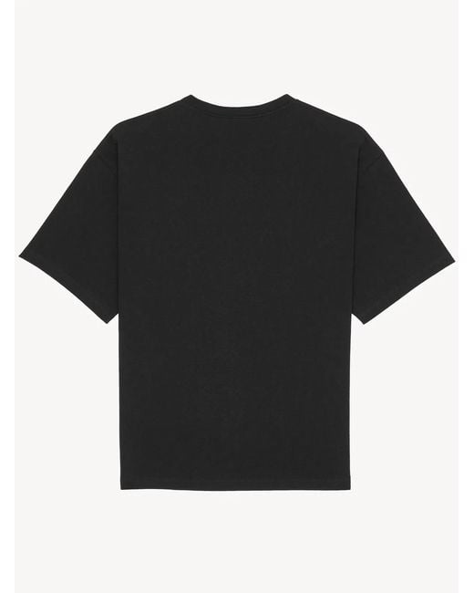 Saint Laurent Black Cotton T-Shirt for men