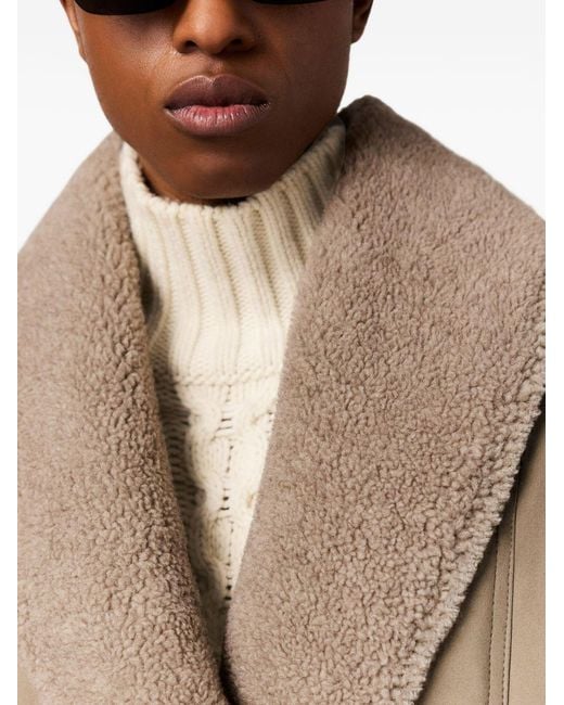 Stella McCartney Brown Faux Leather Jacket