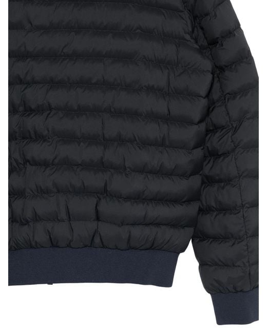 Herno Black Pocket Quilted Jacket for men