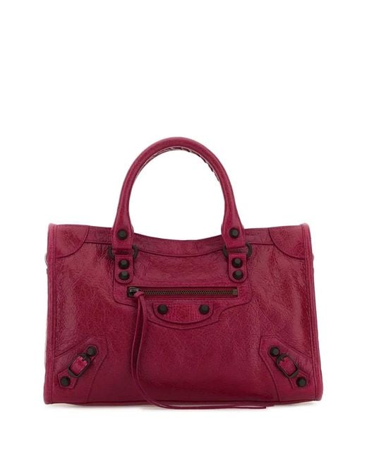 Balenciaga Red Le City Bag S