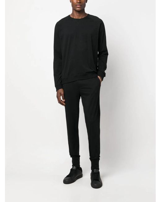 Paul Smith Black Cotton Sweatpants for men
