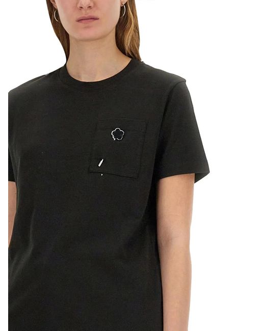 KENZO Black Boke Flower Pin Tshirt