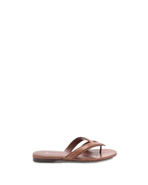 Fendi Pink Infradito Ayers