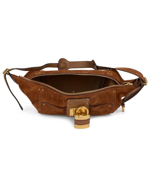 Chloé Brown Paddington Leather Shoulder Bag