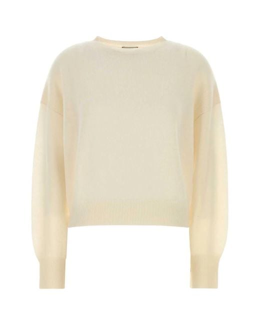 LeKasha Natural Round Neck Sweater