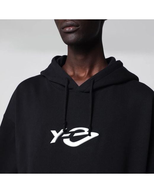 Y-3 Black Y-3 French Terry Hoodie for men
