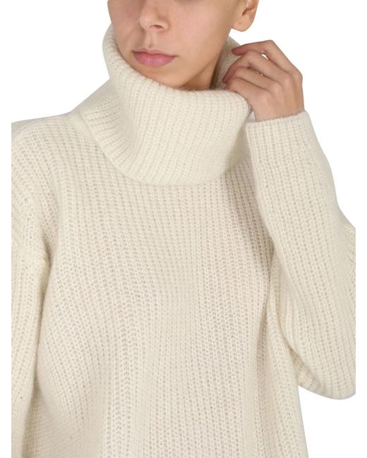 Boss White Turtleneck Shirt