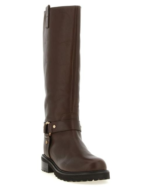 Twinset Brown Twin Set Torchon Ring Boots