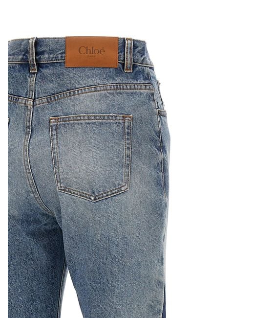 Chloé Blue Chloã Patchwork Jeans