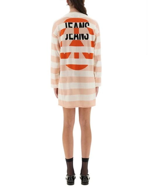 Moschino Red Wool Mini Dress