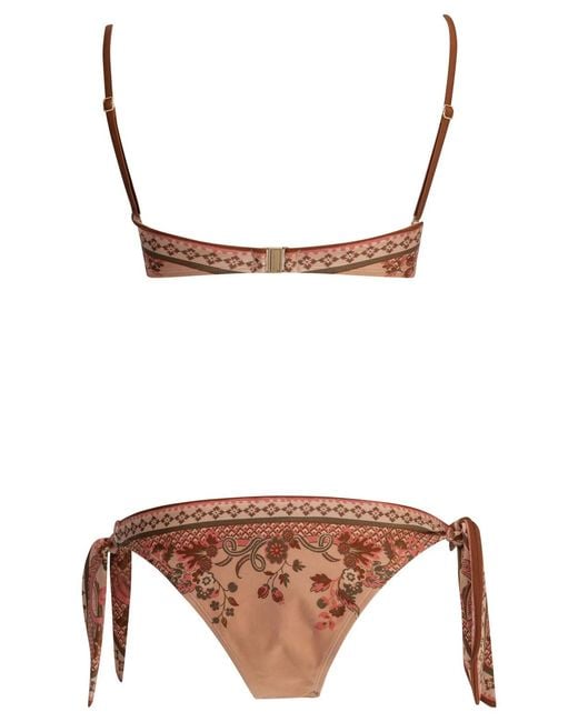 Zimmermann Brown "Aster" Bikini
