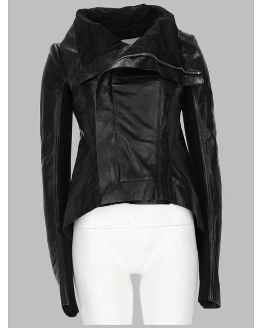 Rick Owens Black Giacca Biker
