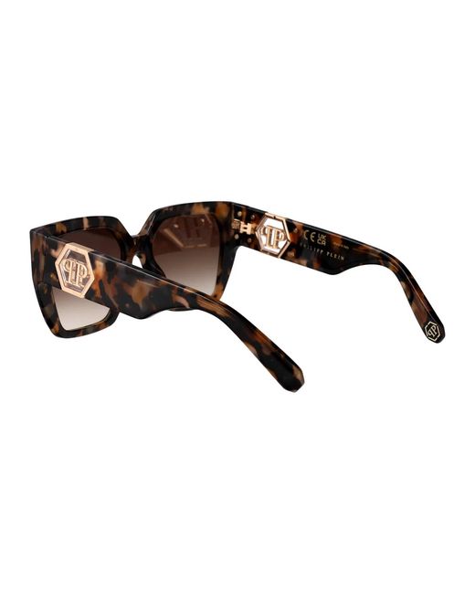 Philipp Plein Brown Acetate Sunglasses