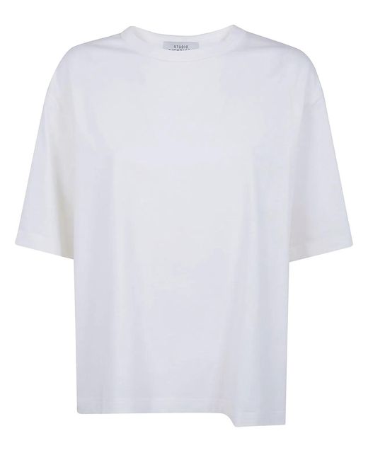 Studio Nicholson White "Lee" Short Sleeve T-Shirt