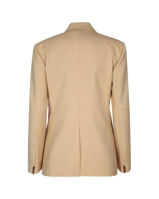 Elisabetta Franchi Natural Blazer Doppio Petto