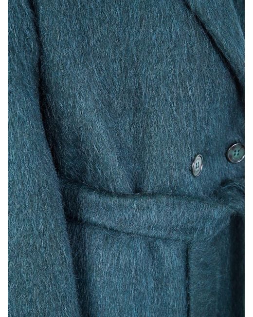 Twinset Blue Classic Coat