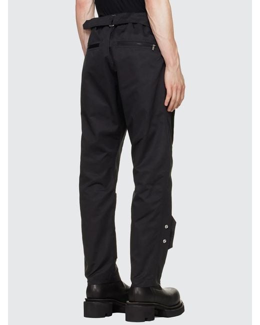 Rick Owens Black Megastrapped Motopants for men