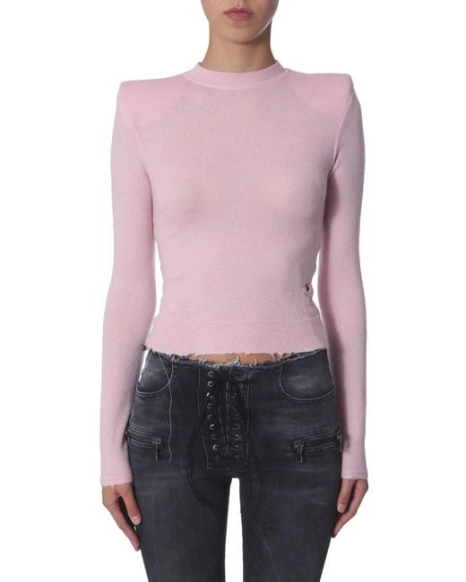 Unravel Project Purple Turtle Neck Sweater
