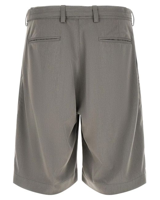 Cellar Door Gray 'Viper' Bermuda Shorts for men