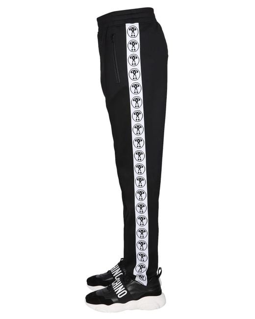 Moschino Couture Black Jogging Pants for men