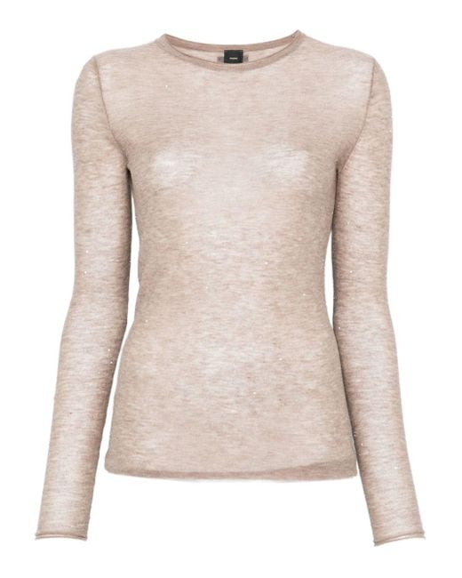 Pinko Natural Wool Blend Sweater
