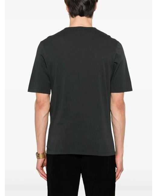 Saint Laurent Black Cotton T-Shirt for men