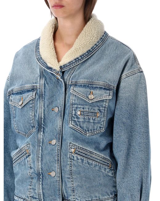 Isabel Marant Blue Pimia Denim Jacket