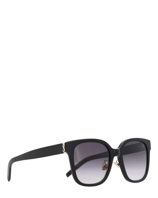 Saint Laurent Black Occhiale Da Sole "M105"