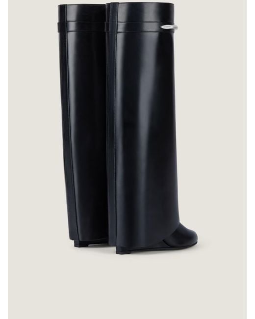 Givenchy Black Shark Pinch High Boots 90Mm