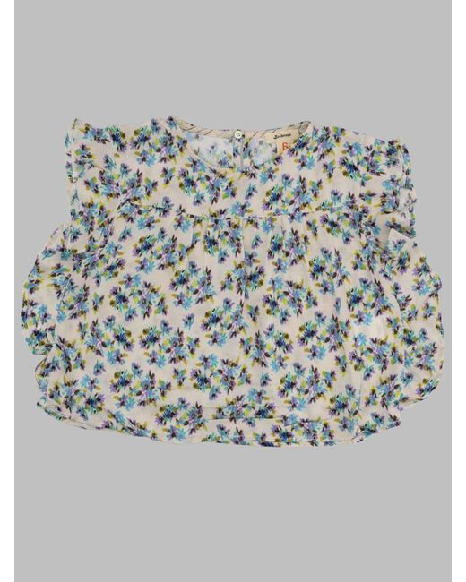 Bellerose Gray Flowery Blouse